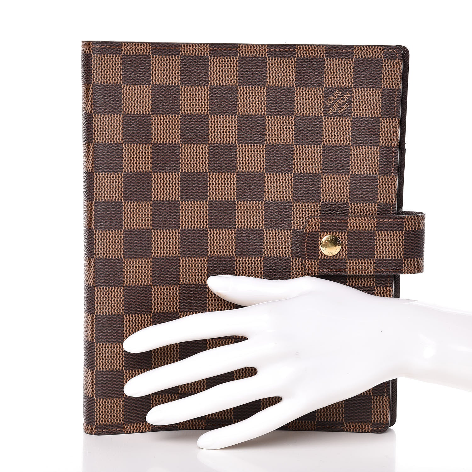 Louis Vuitton Damier Ebene Large Ring Agenda Cover 2 of 12