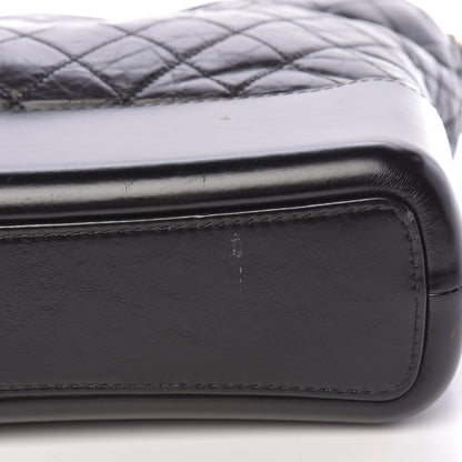 Chanel Aged Calfskin Quilted Large Gabrielle Hobo Black 15 of 18