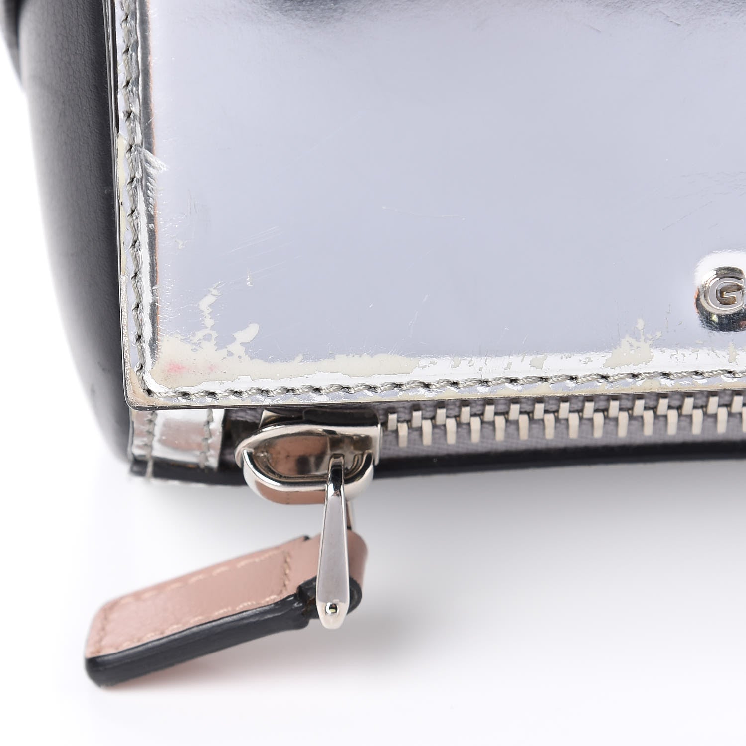 Givenchy Metallic Calfskin Mini Pandora Box Crossbody Bag Silver 16 of 16