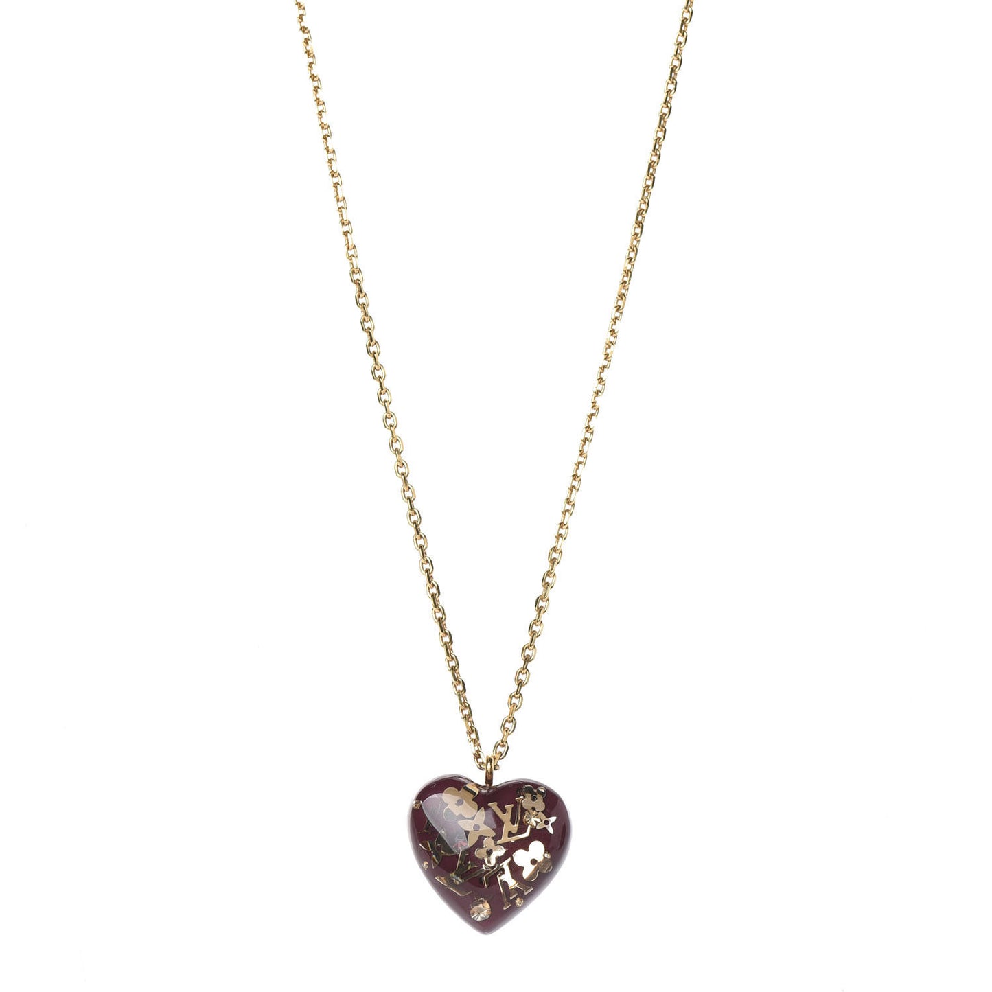 Inclusion Heart Necklace Rouge Fauviste