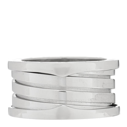 Bulgari 18K White Gold B.Zero1 Four-Band Ring 55 7.25 3 of 5