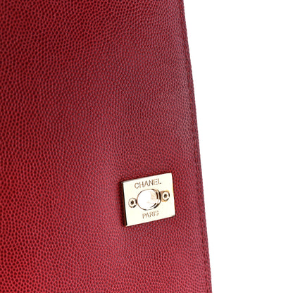 Chanel Caviar Quilted Large Business Affinity Flap Red 7 of 15