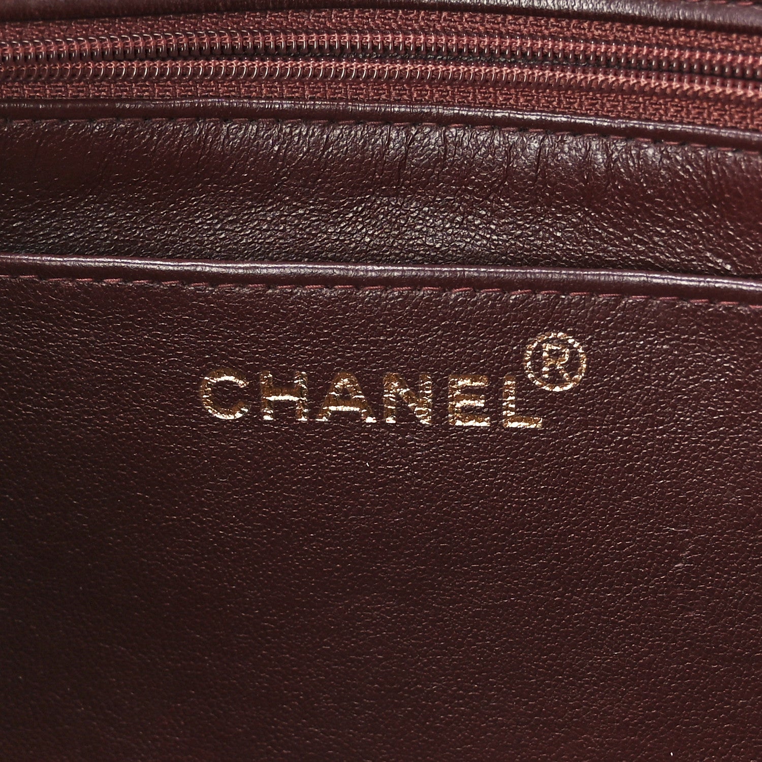 Chanel Lambskin Quilted Medium Single Flap Burgundy 7 of 13