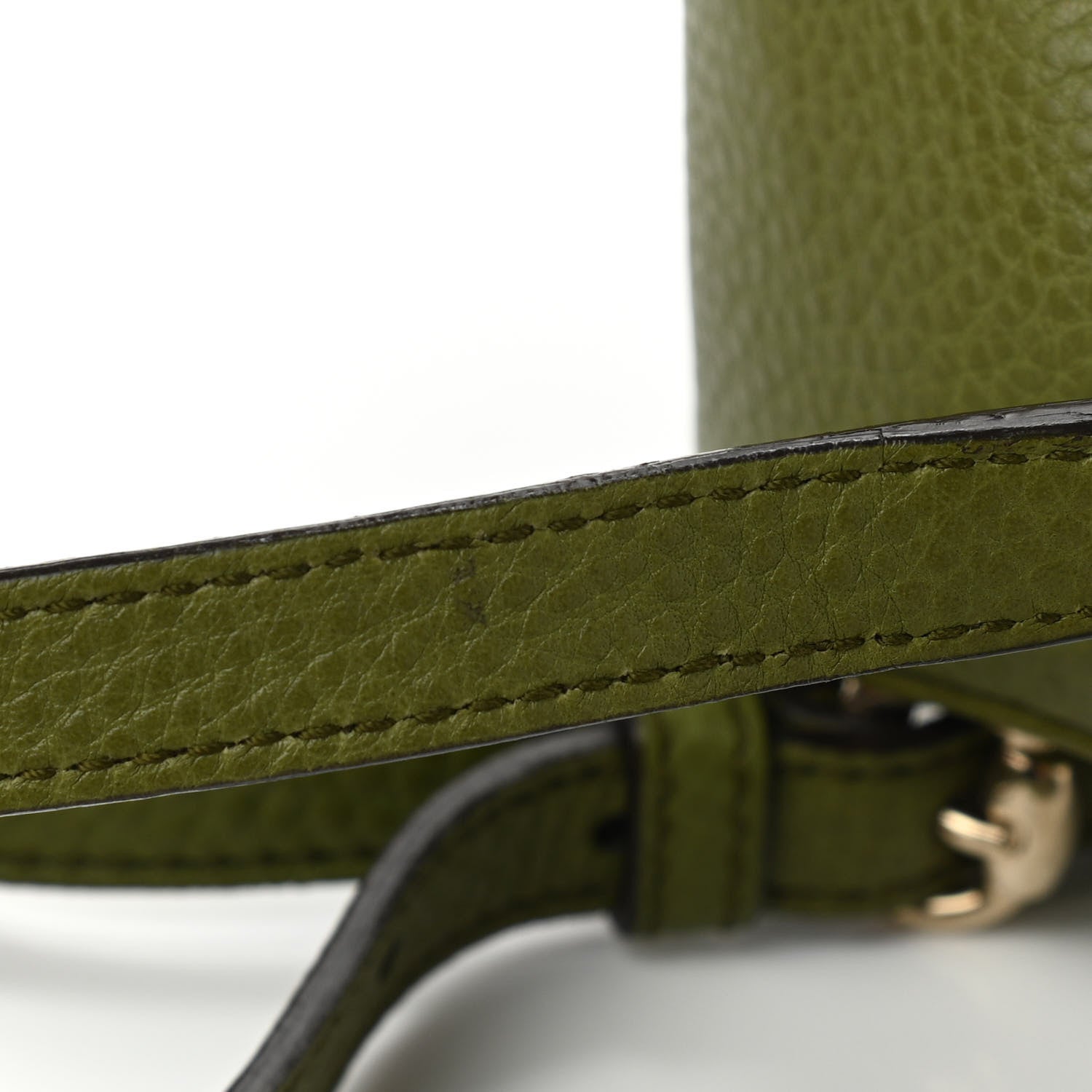 Gucci Pebbled Calfskin Small Soho Disco Bag Green 16 of 17
