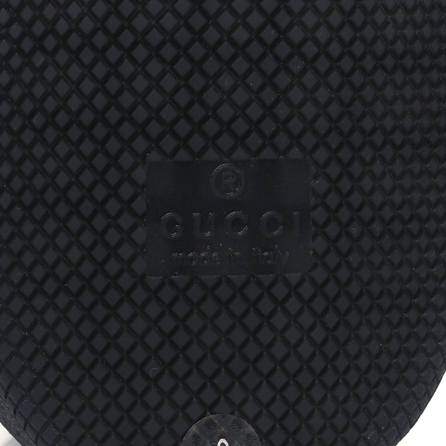 Calfskin Perforated Mens G75 Sneakers 9 Black