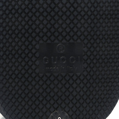 Gucci Calfskin Perforated Mens G75 Sneakers 9 Black 7 of 11
