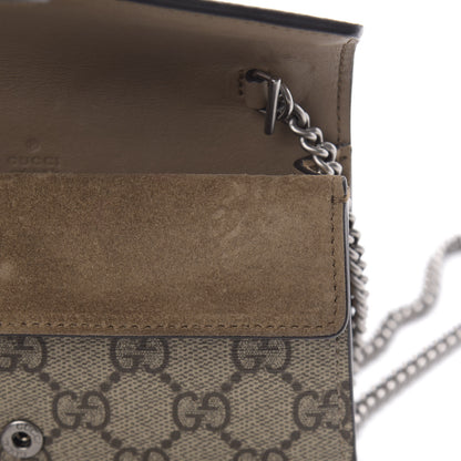 Gucci GG Supreme Monogram Super Mini Dionysus Shoulder Bag Taupe 10 of 15