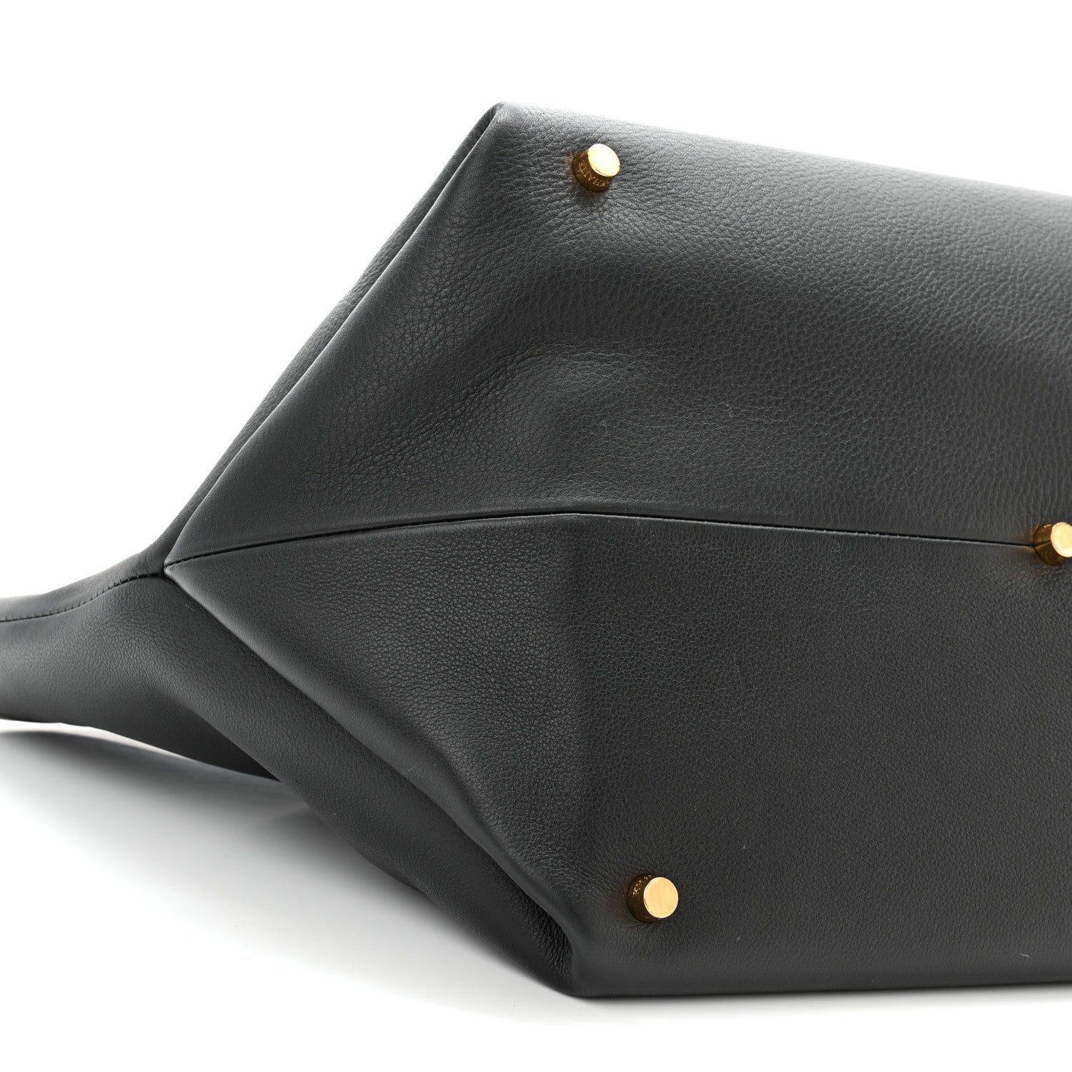 Khaite Pebbled Calfskin Medium Amelia East West Tote Black 9 of 10