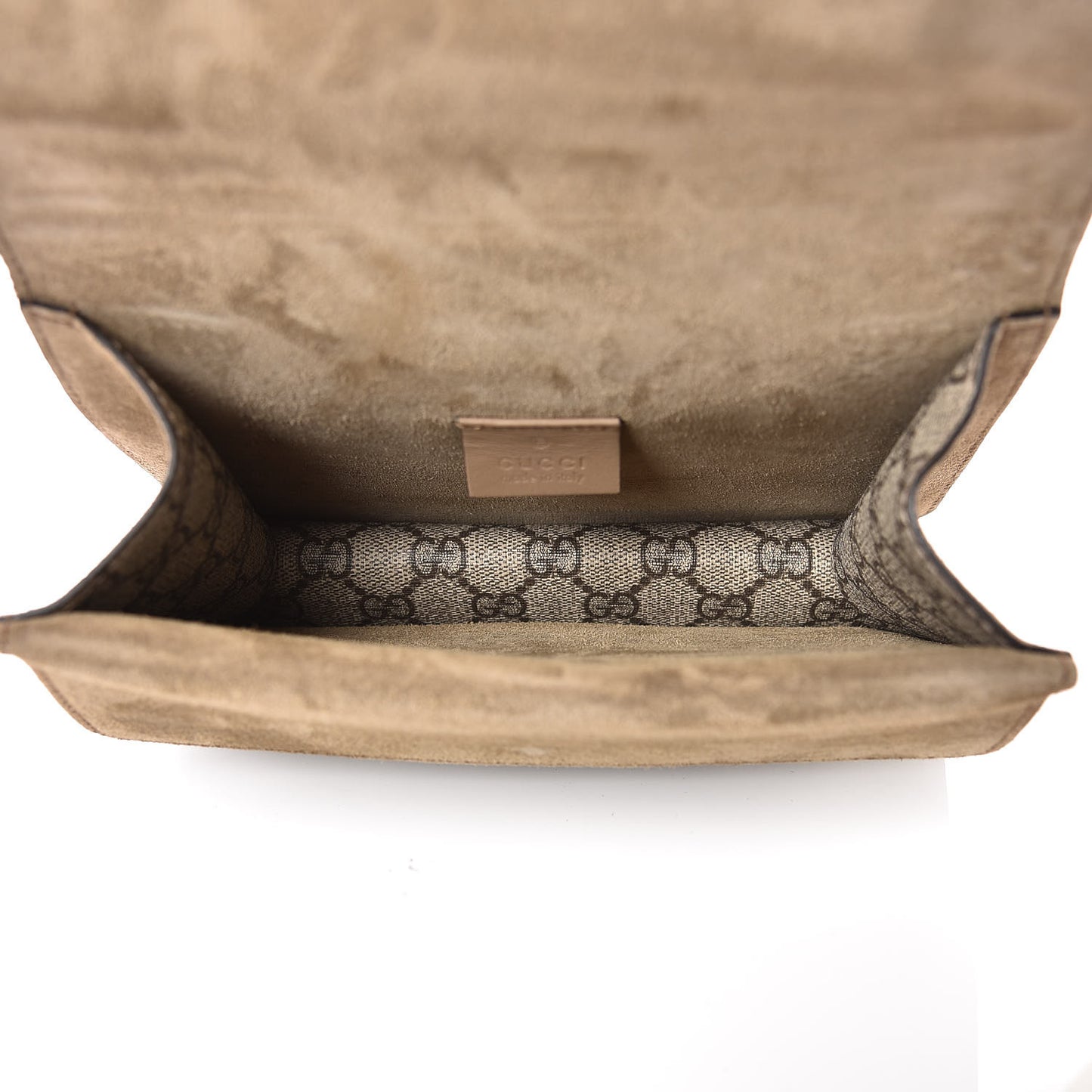 GG Supreme Monogram Mini Dionysus Shoulder Bag Taupe