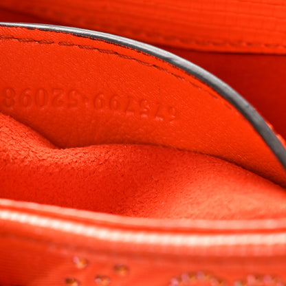 Gucci Canvas Lizard Crystal GG Monogram Mini Jackie 1961 Orange 6 of 9