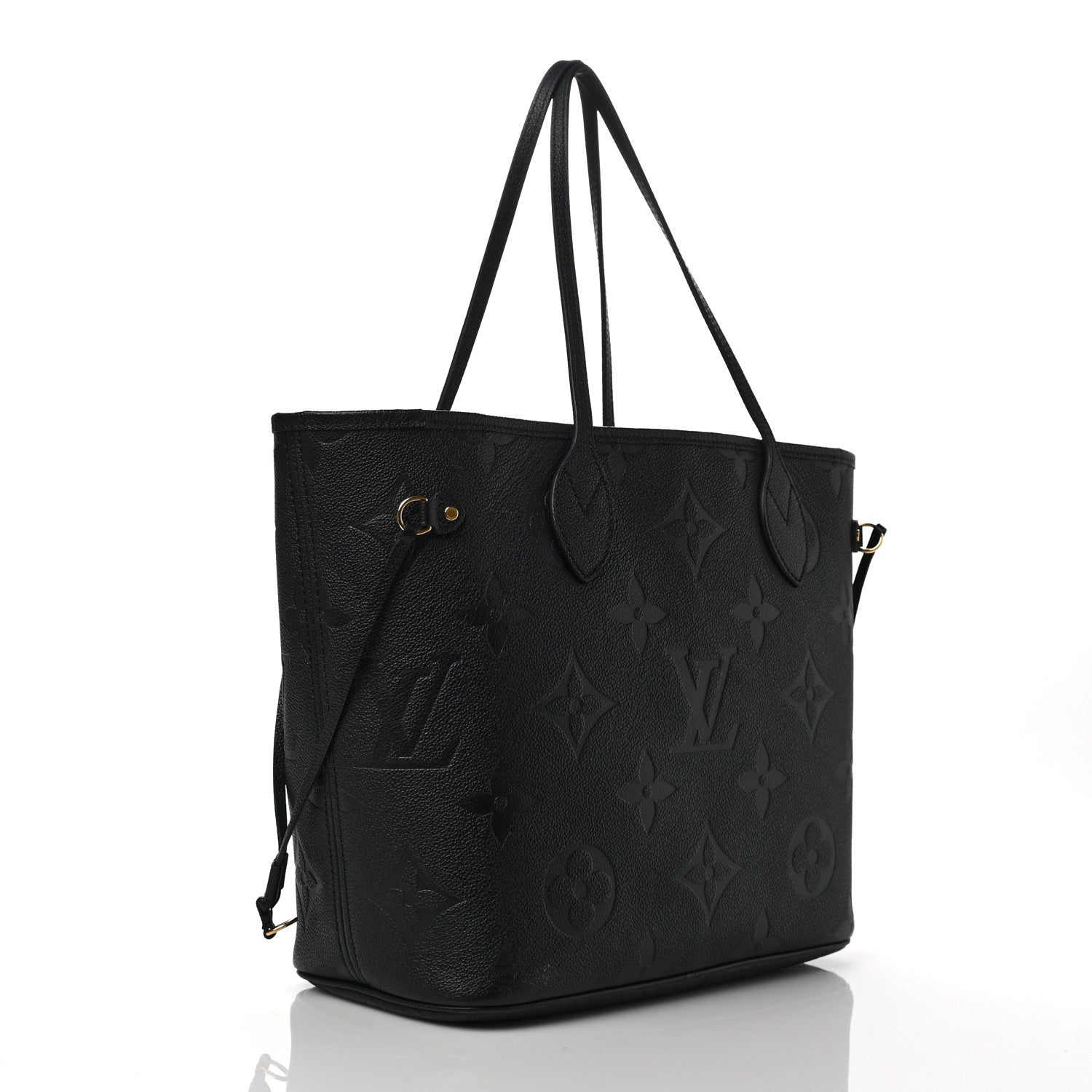 Louis Vuitton Empreinte Monogram Giant Neverfull MM Black 3 of 9