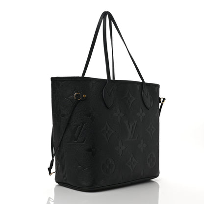Louis Vuitton Empreinte Monogram Giant Neverfull MM Black 3 of 9