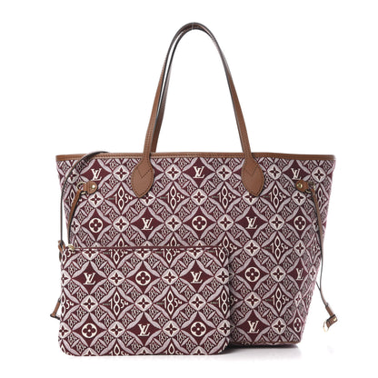 Louis Vuitton Jacquard Since 1854 Neverfull MM Bordeaux 1 of 12
