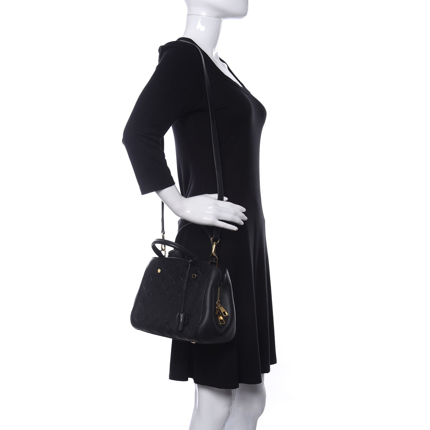 Louis Vuitton Empreinte Montaigne BB Black 2 of 10