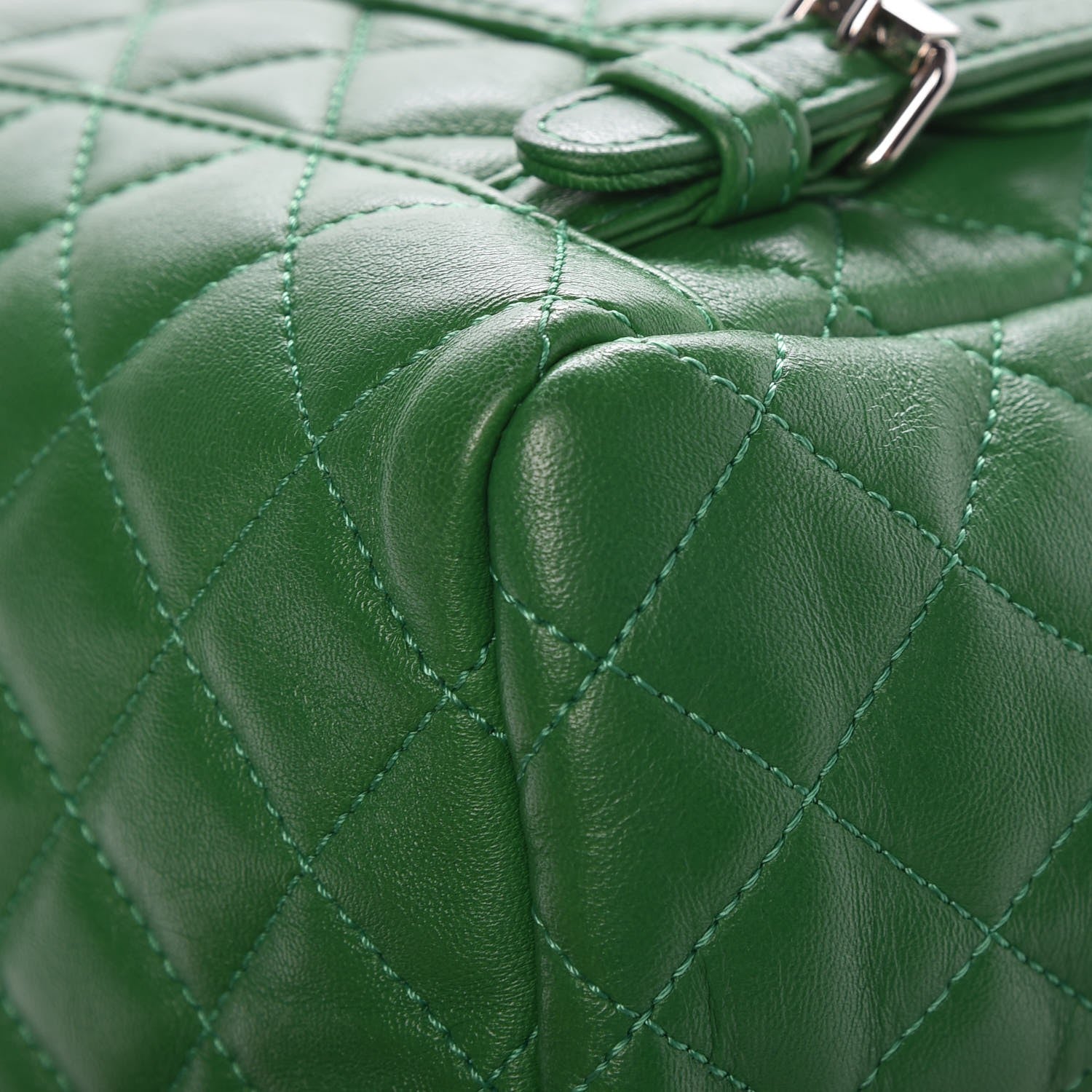 Chanel Lambskin Quilted Small Urban Spirit Backpack Green 11 of 13