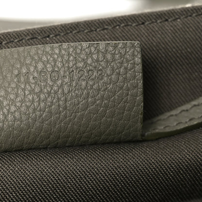 Christian Dior Oblique Jacquard Grained Calfskin Small Saddle Messenger Bag With Flap Green 6 of 9