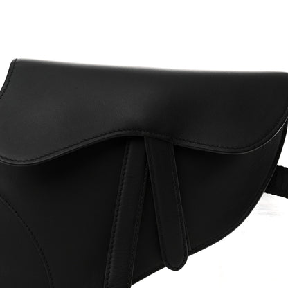 Christian Dior Ultra Matte Calfskin Saddle Belt Bag Black 7 of 10