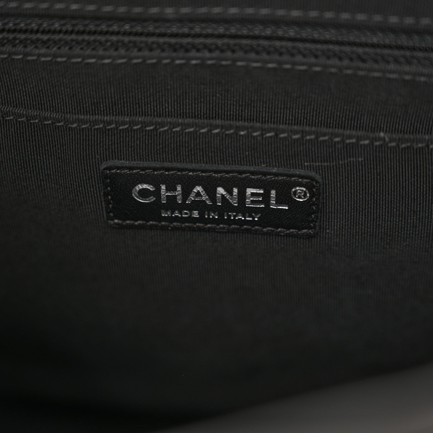 Chanel Calfskin Chevron Quilted Large Urban Spirit Backpack Black 6 of 11