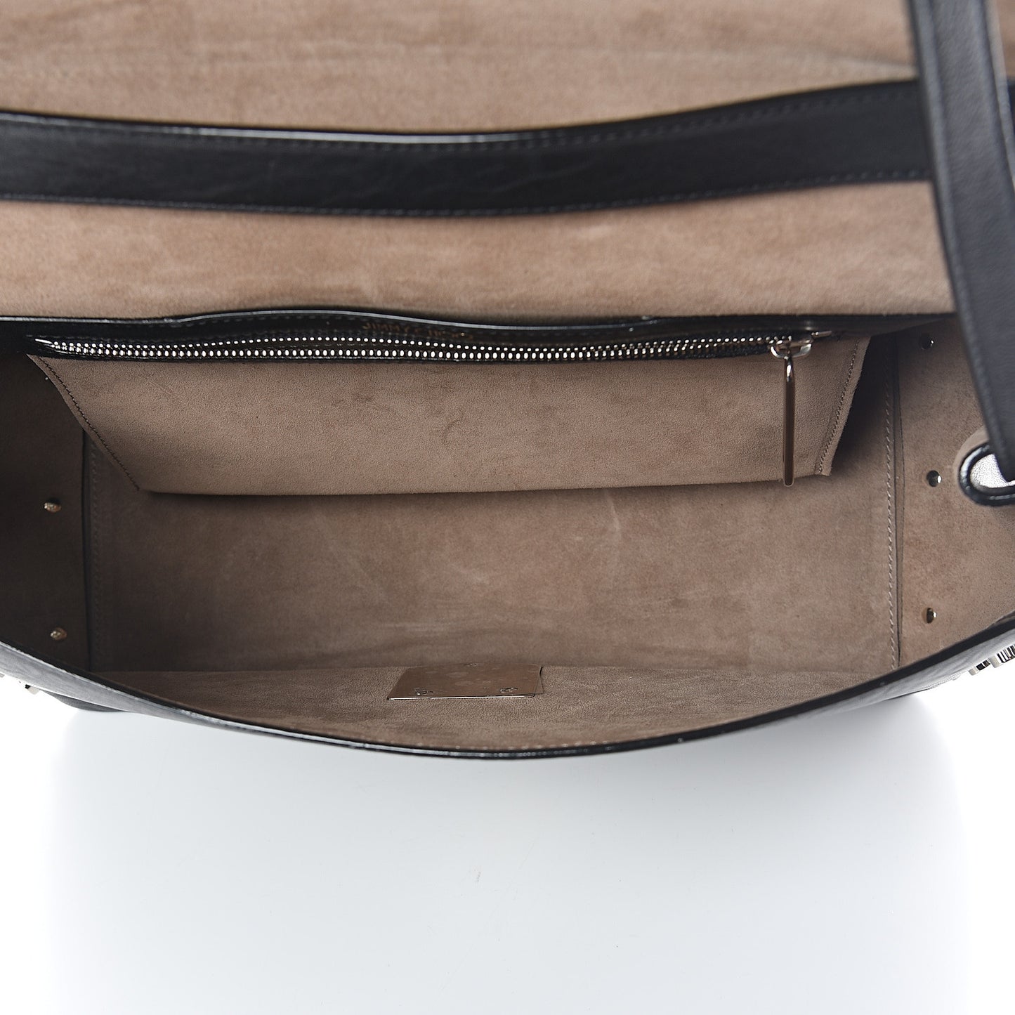 Grainy Calfskin Medium Lockett Shoulder Bag Black