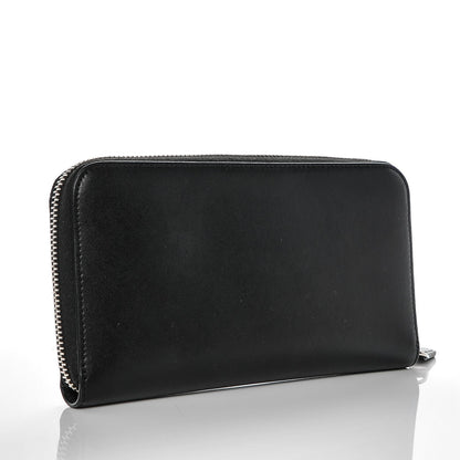 Givenchy Calfskin Star Pandora Zip Around Wallet Black Red 3 of 6