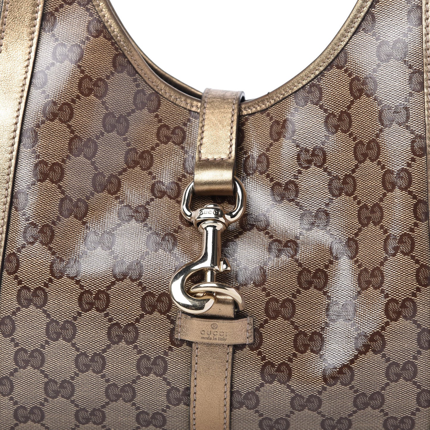 Crystal Monogram Medium Joy Shoulder Bag Bronze