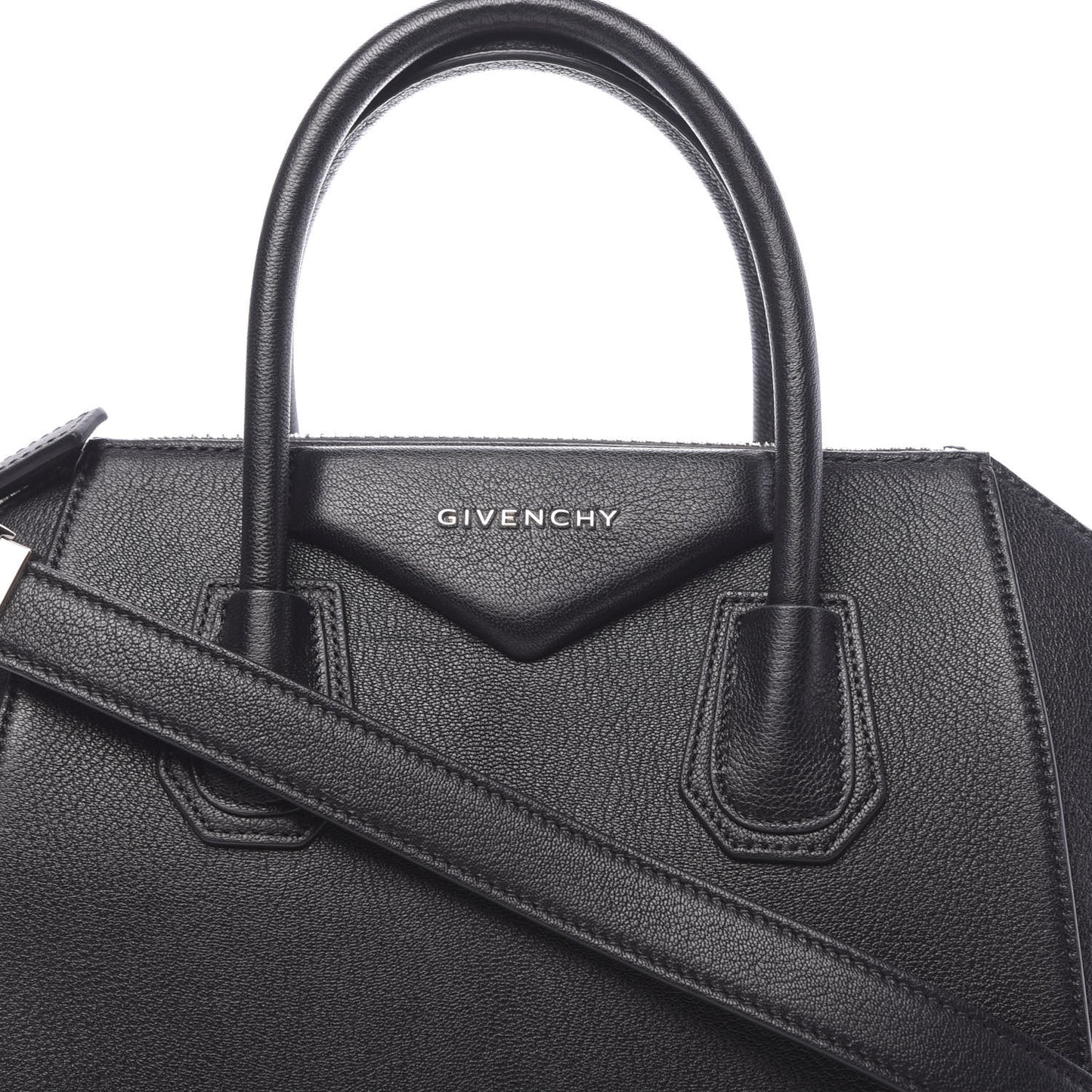 Sugar Goatskin Small Antigona Black