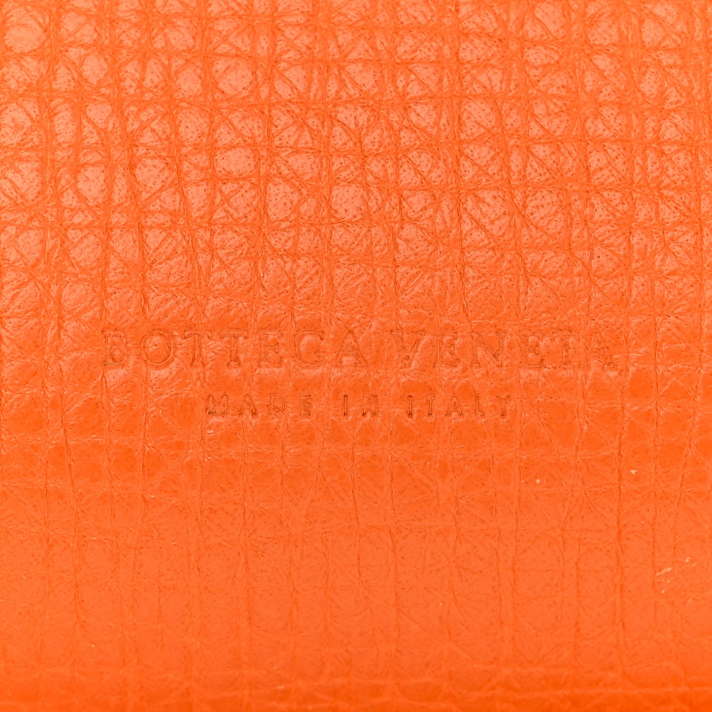 Textured Calfskin The Mini Angle Shoulder Bag Light Orange