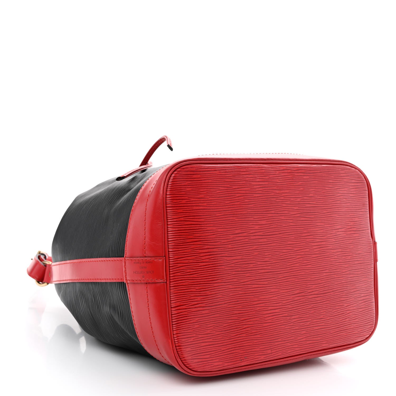 Louis Vuitton Epi Bi-Color Noe Castillan Red Black 4 of 11
