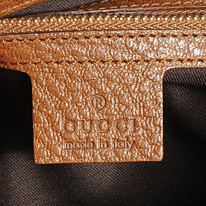 Gucci Leather Medium Bardot Brown 6 of 7