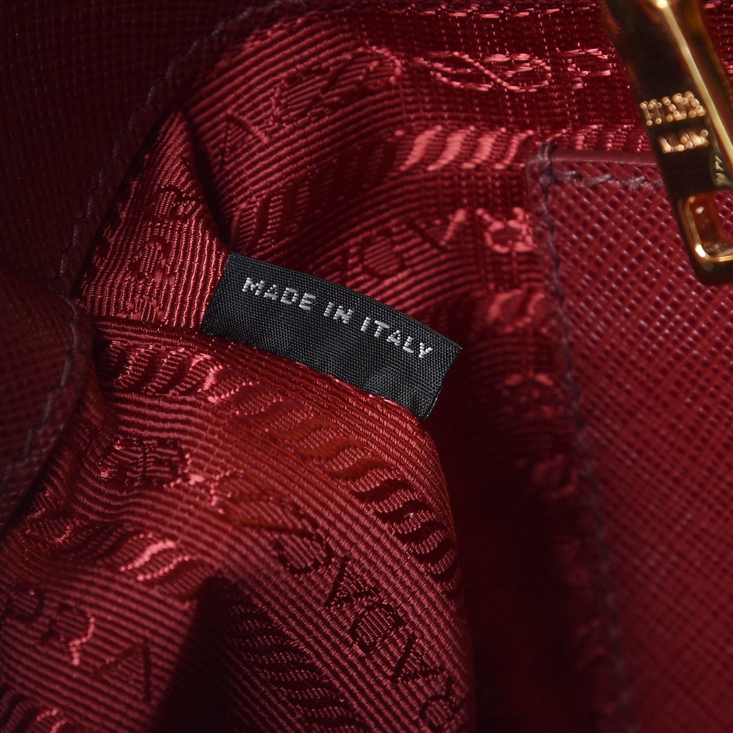 Saffiano Lux Double Handle Shopping Tote Cerise