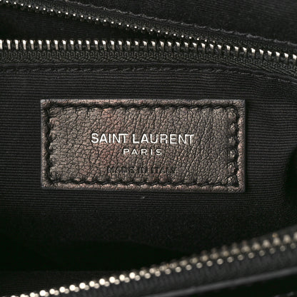 Saint Laurent Calfskin Y Quilted Monogram Large Loulou Chain Satchel Black 7 of 11