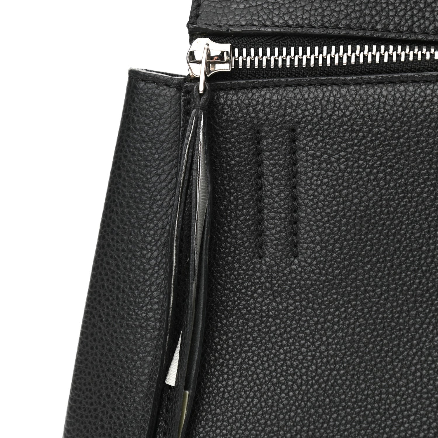 Celine Supple Calfskin Medium Edge Shoulder Bag Black 9 of 11