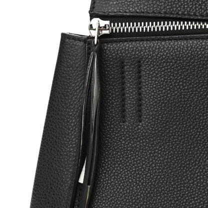 Celine Supple Calfskin Medium Edge Shoulder Bag Black 9 of 11