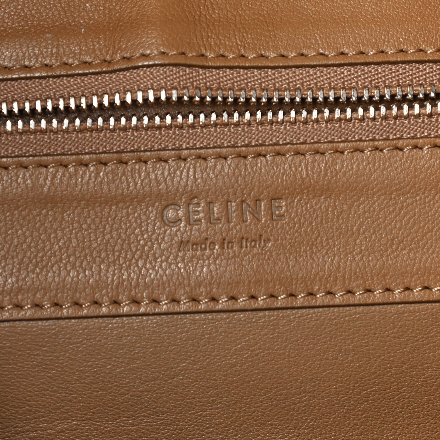 Celine Lambskin Horizontal Bi-Color Coeur Cabas Raspberry Butter 6 of 9