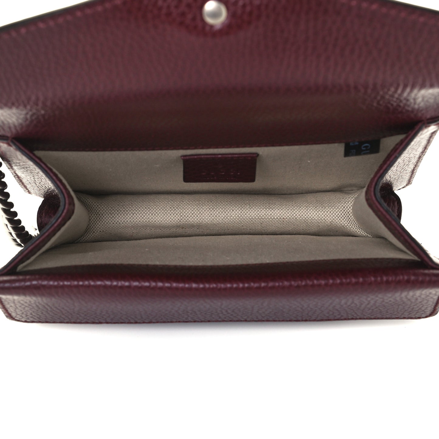 Dollar Calfskin Crystal Mini Dionysus Shoulder Bag Vintage Bordeaux