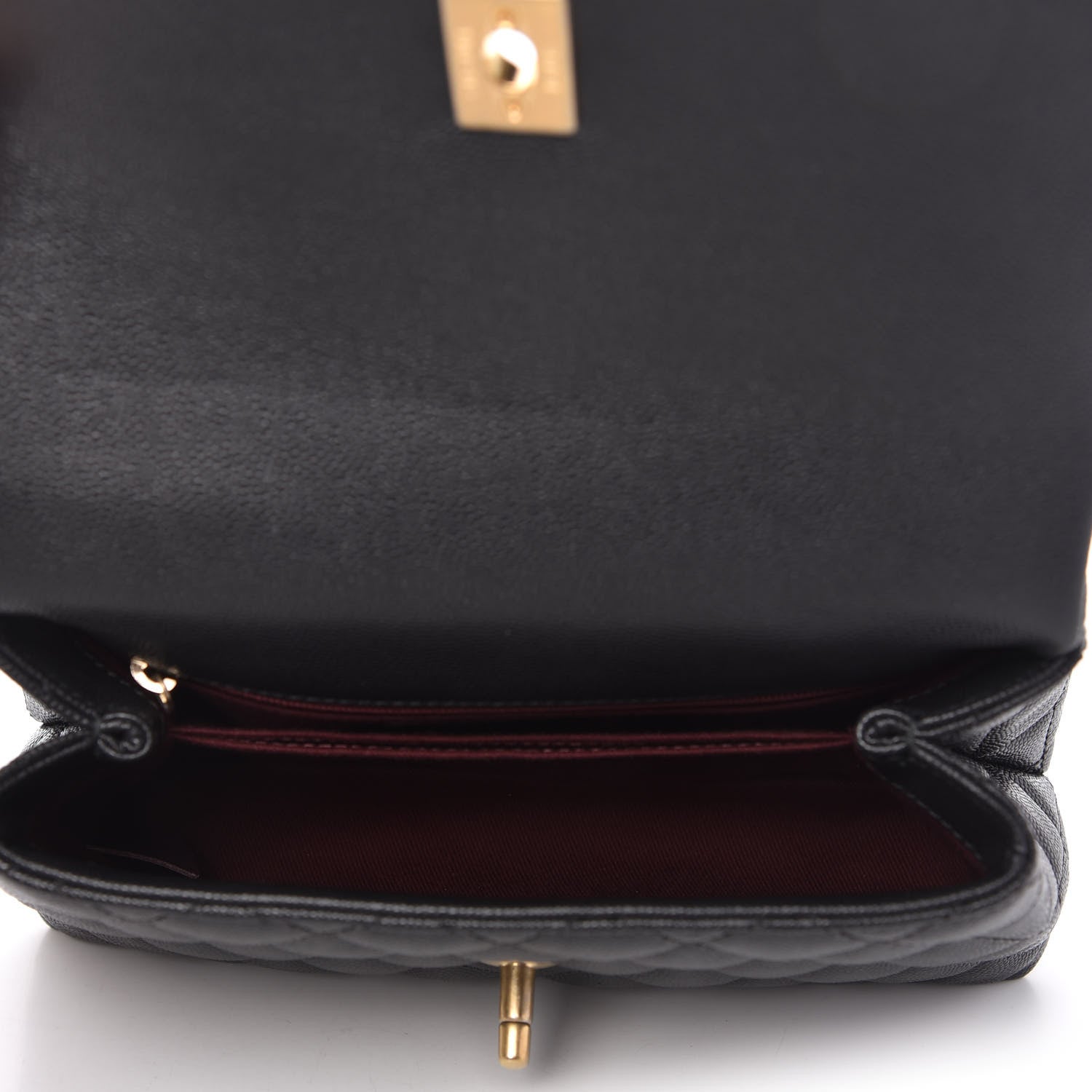 Chanel Caviar Quilted Mini Coco Handle Flap Black 5 of 10