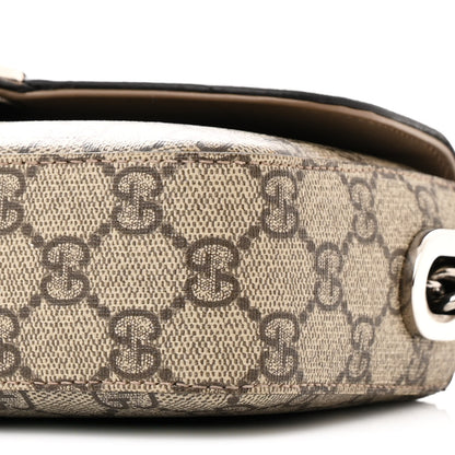 Gucci Senna GG Supreme Petite GG Top Handle Shoulder Bag Beige Ebony 10 of 23