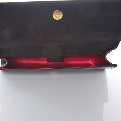 Gucci Patent Romy Clutch Black 5 of 7