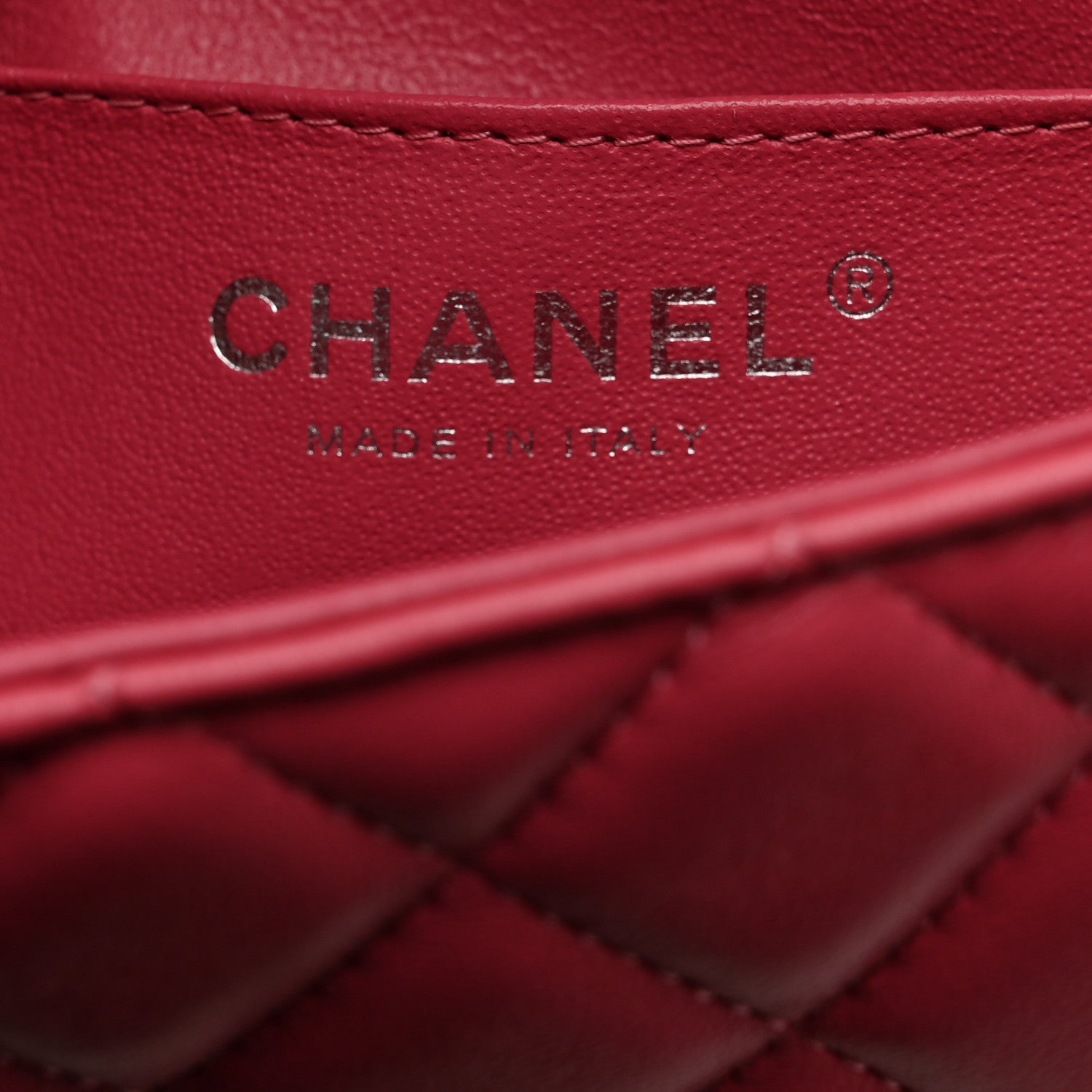 Chanel Lambskin Quilted Mini Rectangular Flap Pink 6 of 10