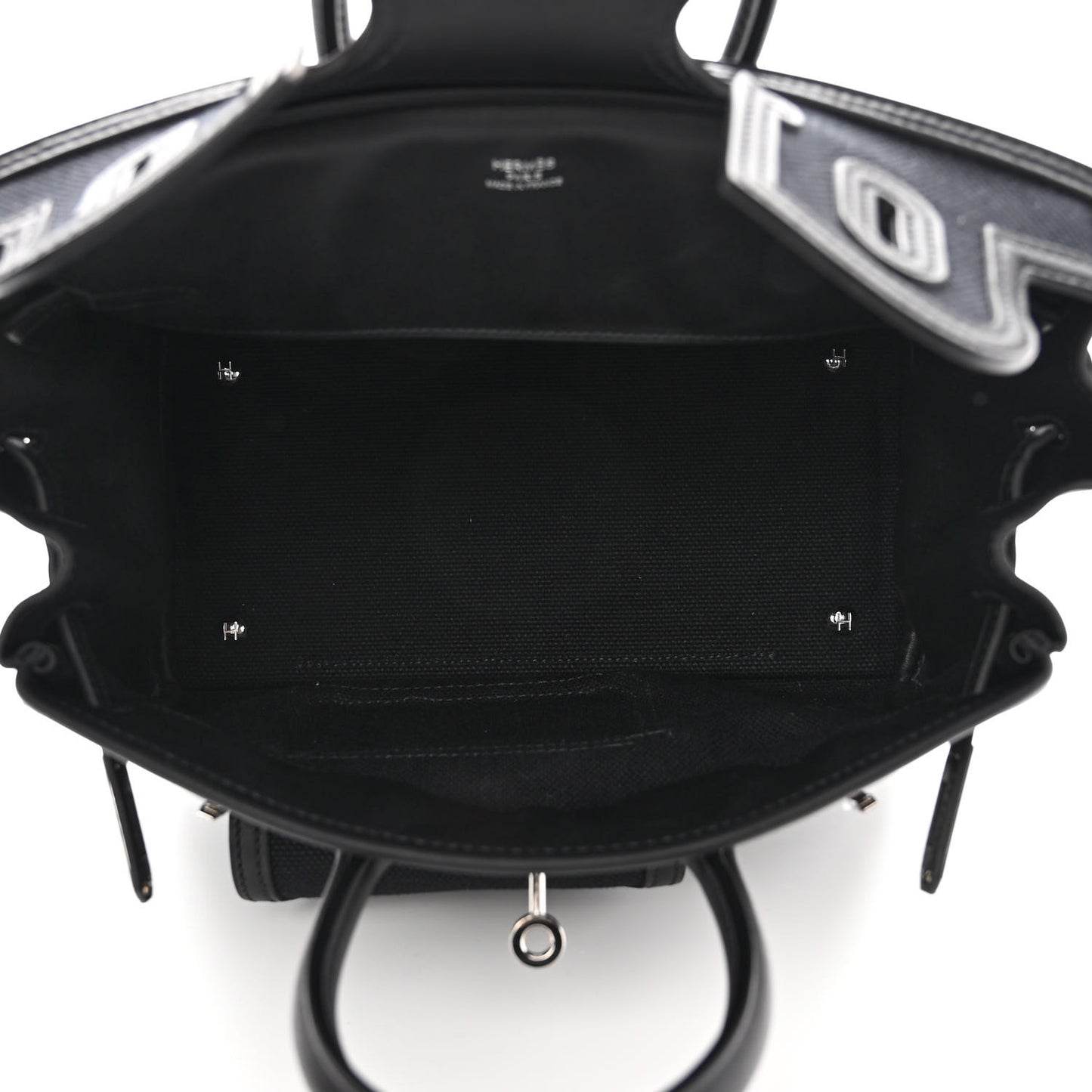 Toile Goeland Swift Cargo Birkin 25 Black