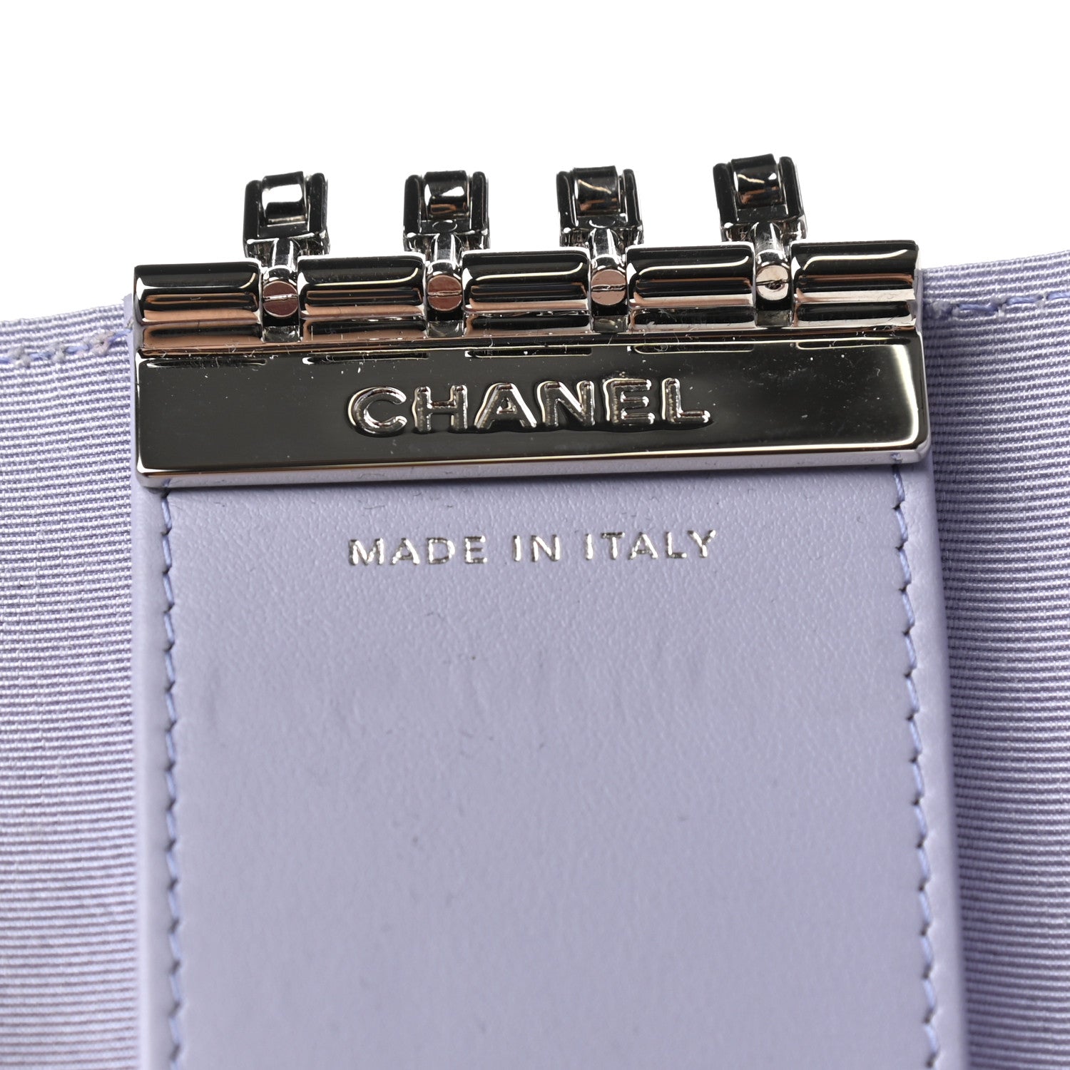 Chanel Caviar Quilted Classic 4 Key Holder Wallet Light Purple 6 of 7