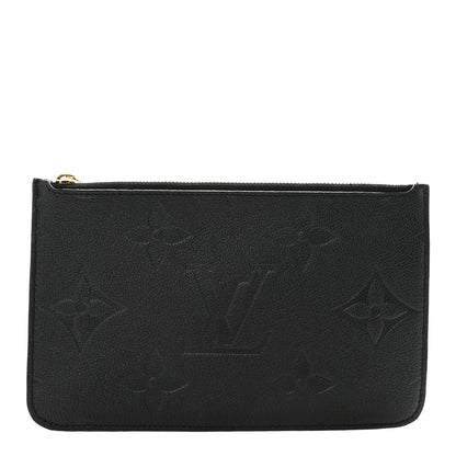 Louis Vuitton Empreinte Monogram Giant Neverfull MM Pochette Black 1 of 5