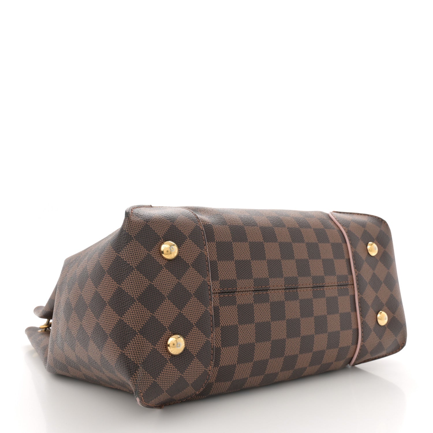 Louis Vuitton Damier Ebene Caissa Hobo Rose Ballerine 4 of 12
