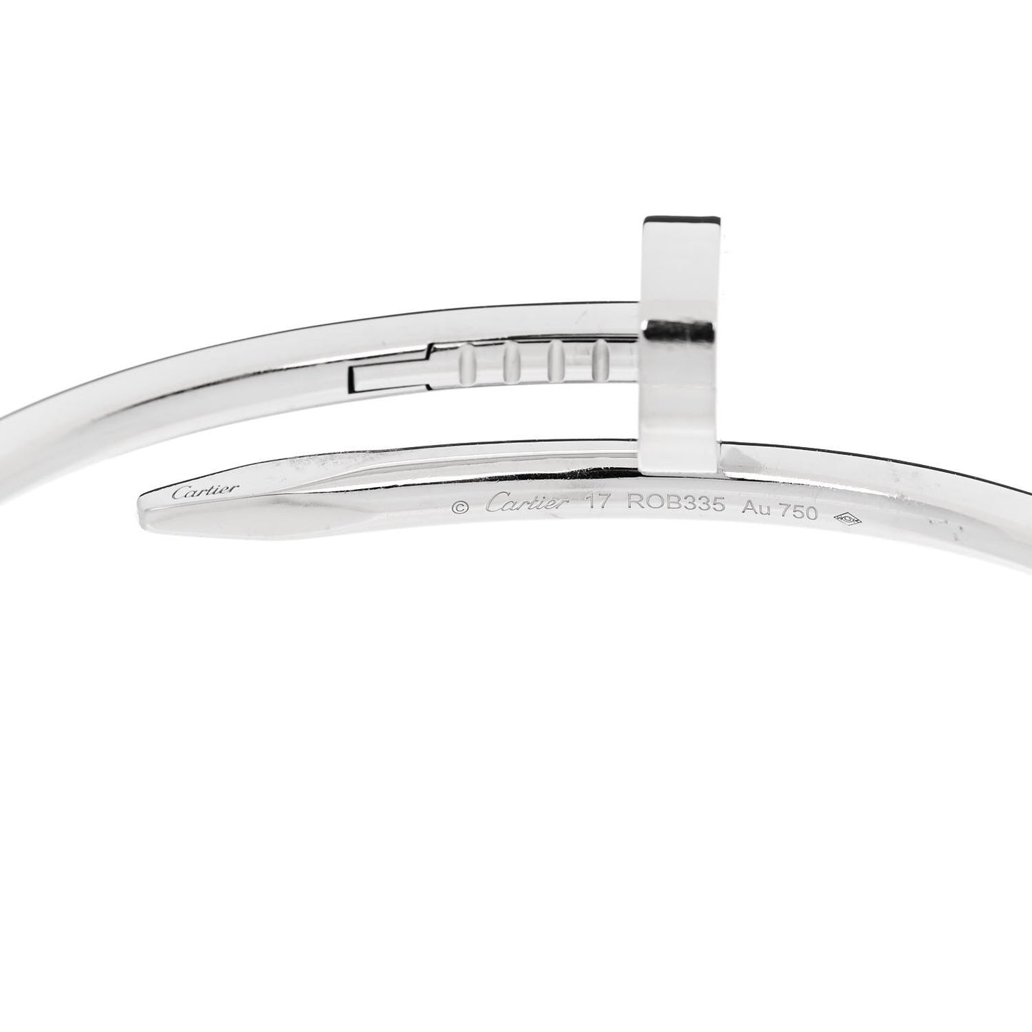 18K White Gold Juste Un Clou Bracelet 17