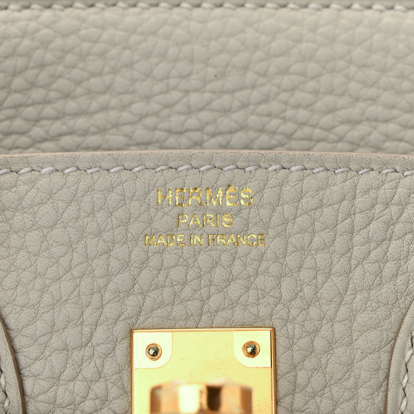 Togo Birkin 25 Gris Perle