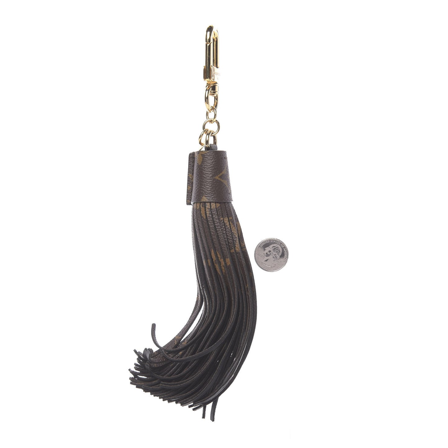 Monogram Tassel Bag Charm