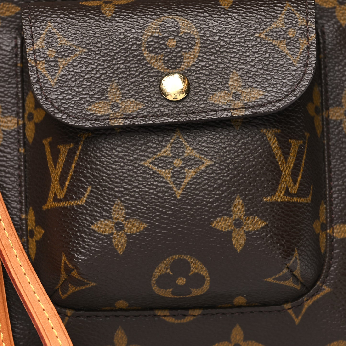 Monogram Partition Wristlet