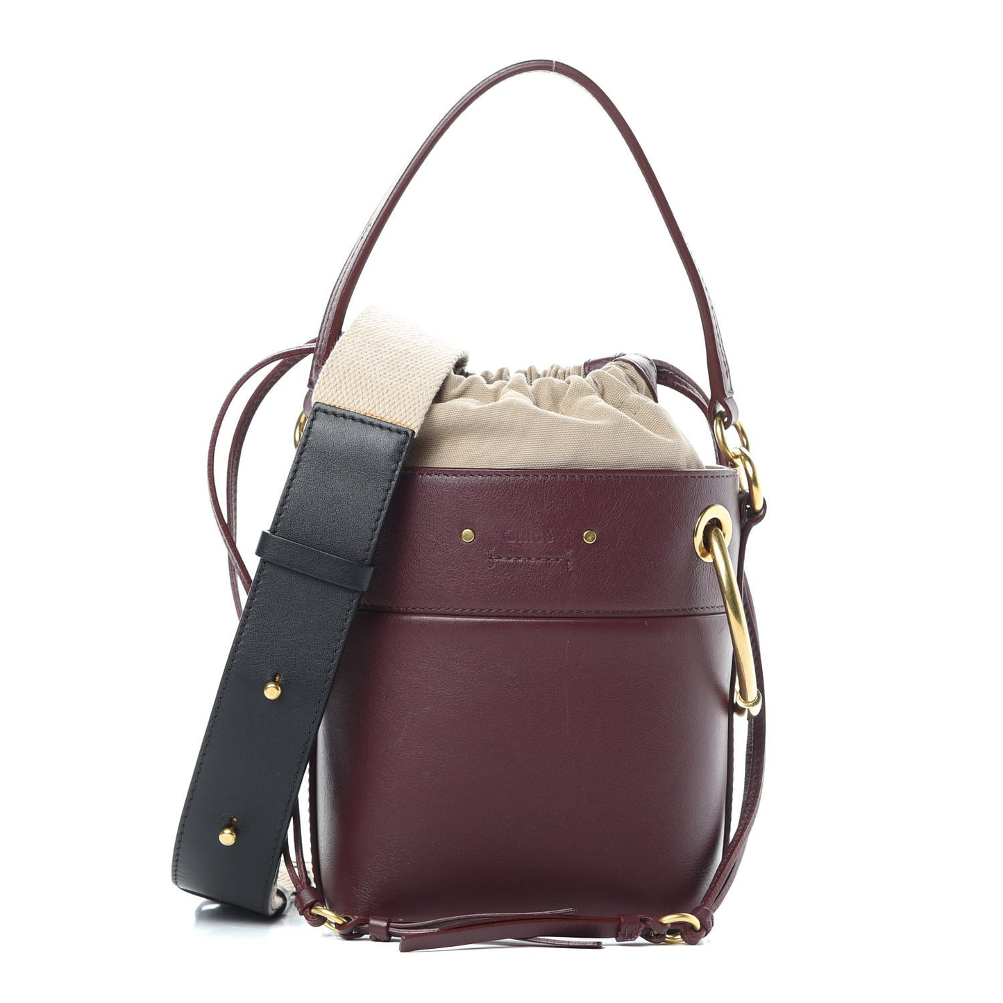 Smooth Calfskin Mini Roy Bucket Bag Plum Purple