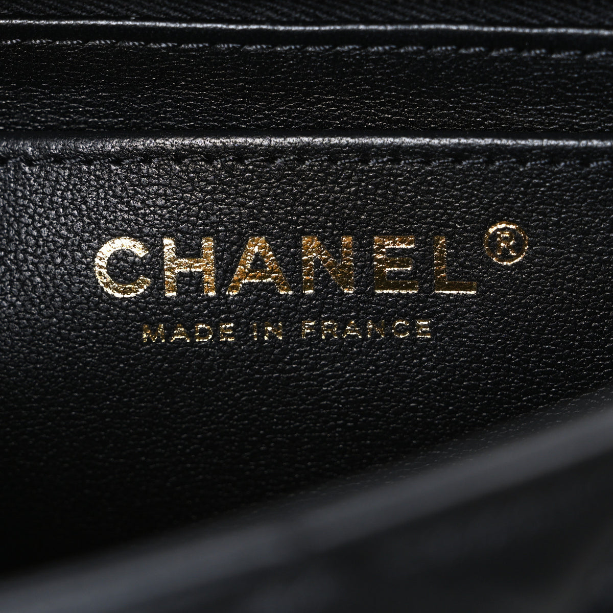 Chanel Lambskin Quilted Mini Chain Top Handle Rectangular Flap Black 6 of 10