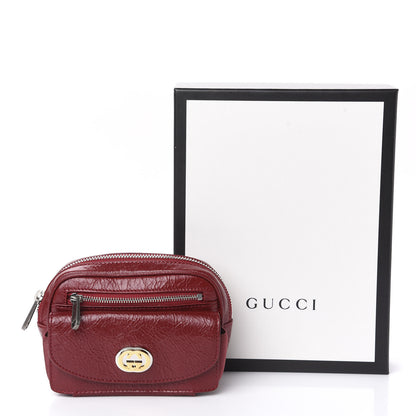 Gucci Fluffy Calfskin Mini Morpheus Belt Bag 90 36 Red 12 of 12
